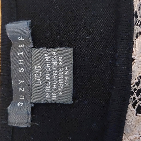 GUC Suzy Shier Black With Lace Embroidery Tunic/Dress - Picture 3 of 5